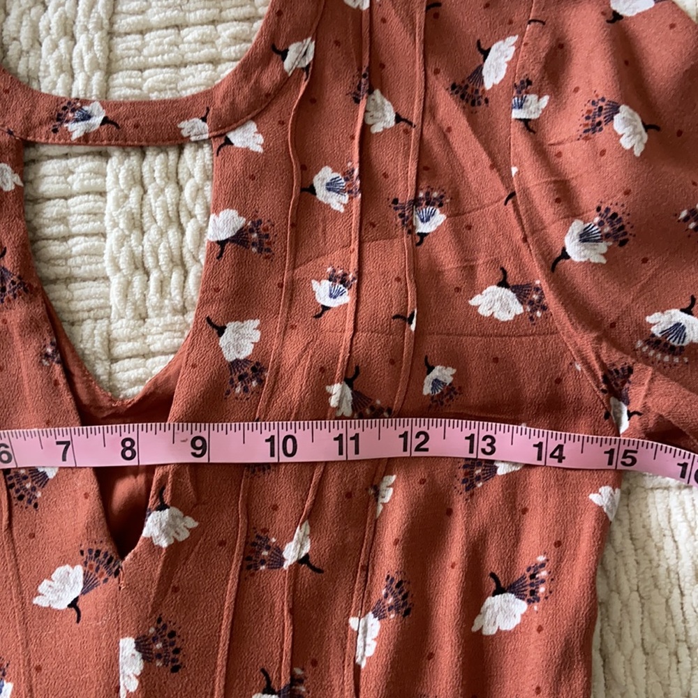 Free People Boho Teagan Floral Dress Sz 0 - Picture 13 of 16